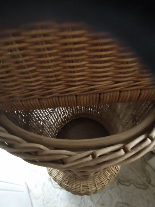 Pufa,kosze,ratan,wiklina cena za 4 sztuki