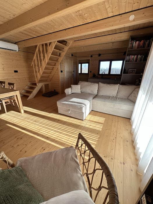 Domek Brzozowa Polanka- Roztocze. Ognisko. Jacuzzi - Sauna.