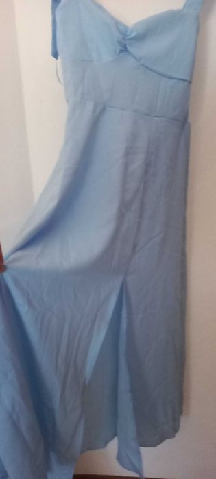 Vestido azul claro