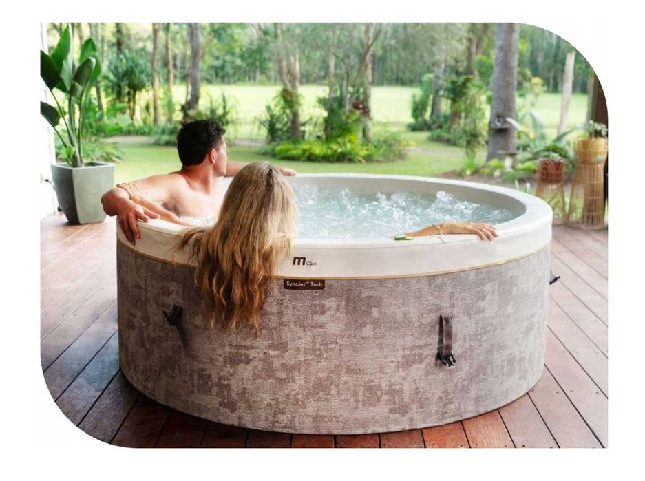 Jacuzzi Mspa Cocoon Sztywne 6 osobowe 850l Piankowe Ogrodowe Spa