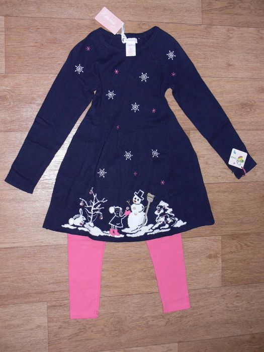 Набір Новий туніка плаття сукня + лосіни леггінси 6-8р. Savannah