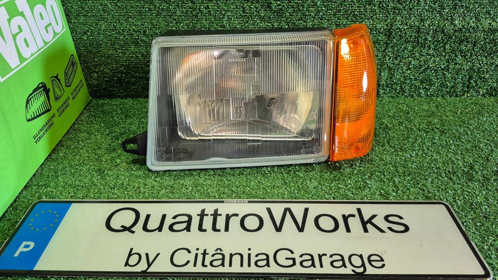 Otica Farol Esquerdo Autobianchi Y10 LX Touring 4WD Ref. 084440 NOVO Valeo