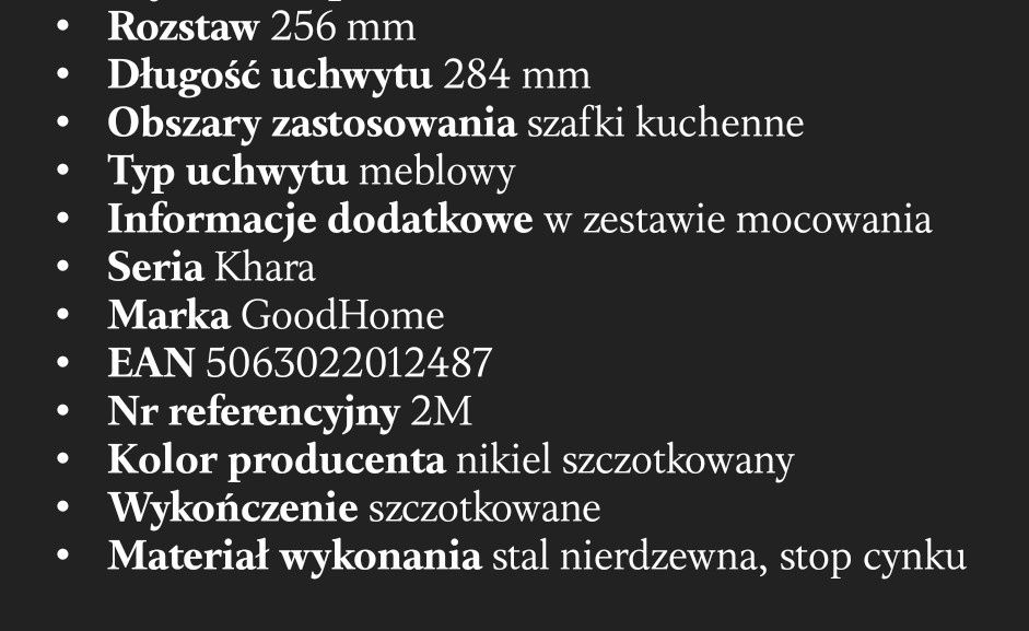 7 szt uchwyt meblowy