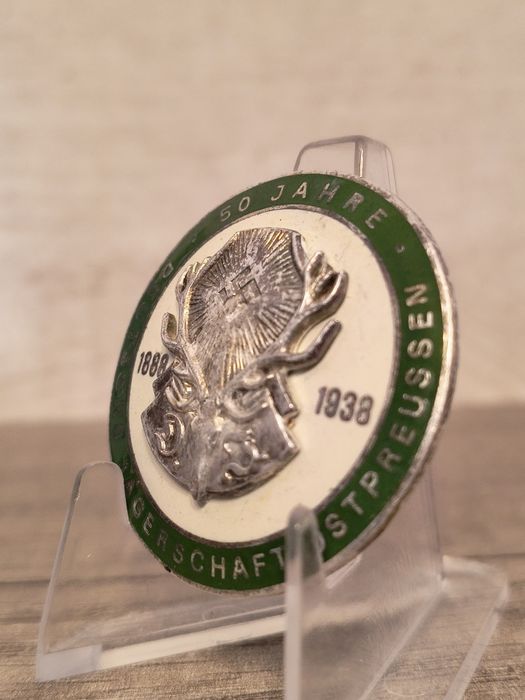 Militaria de Trincheira distintivo de caçador 50 anos