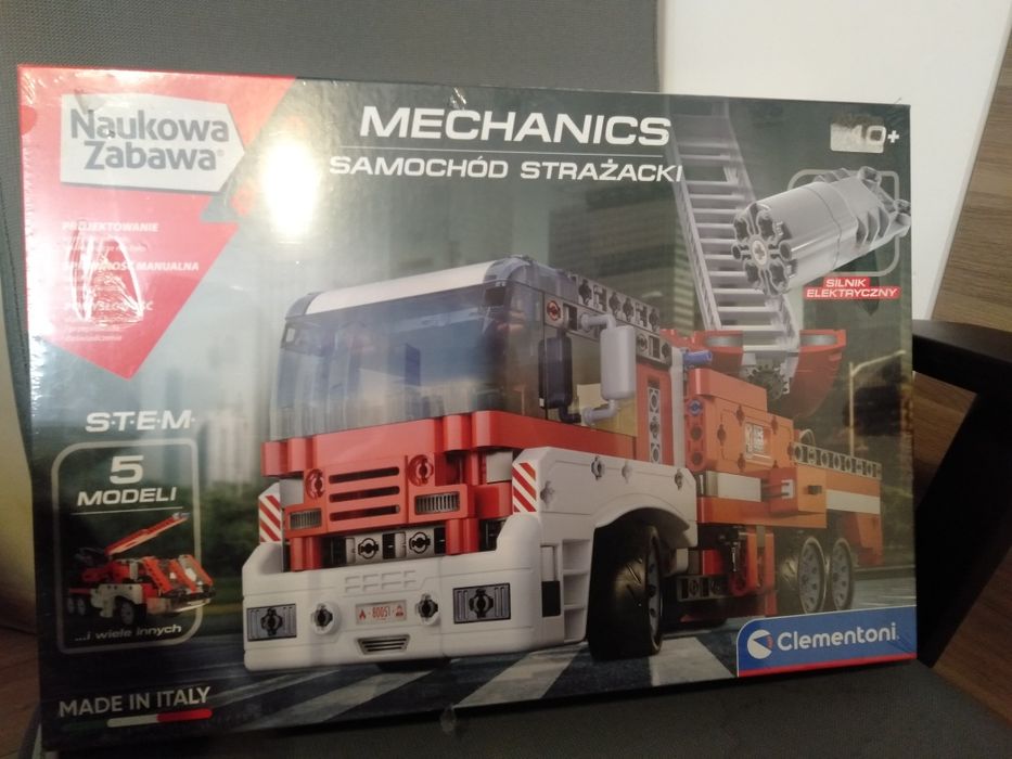 clementoni mechanics samochód strażacki