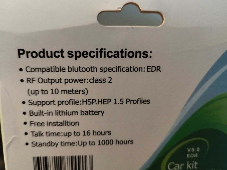 Bluetooth bezprzewodowy Nowy  Podszybie Pudełko