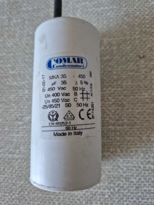 Kondensator rozruchowy COMAR MKA 35