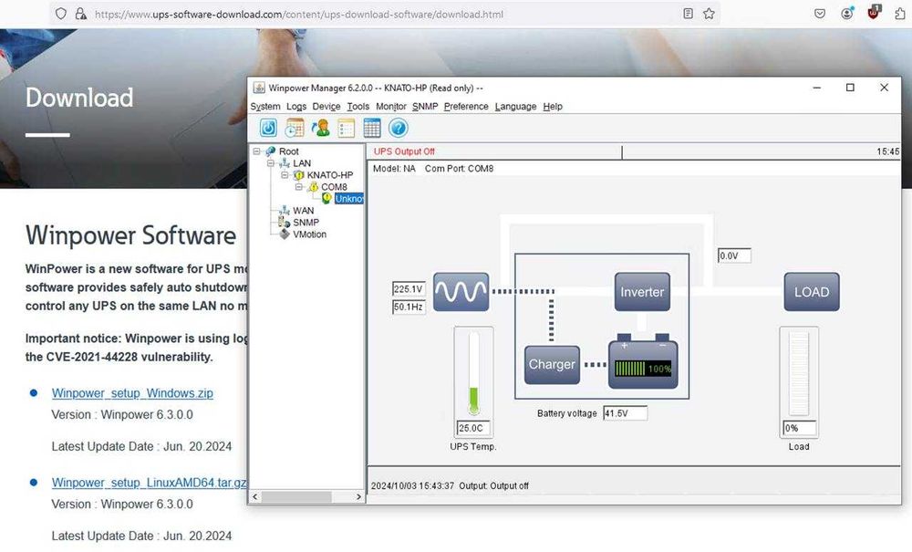 ДБЖ  Online Santak ups 36V