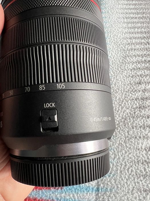 Canon RF 24-105mm f/4 L IS USM – Como Nova | Com Fatura