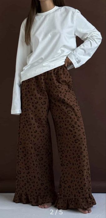 Домашні леопардові штани SMTH