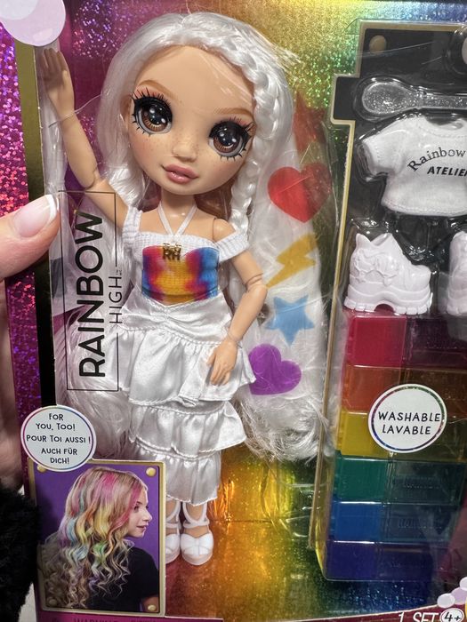 Lalka Rainbow High Watercolor Create brown eyes brazowe oczy