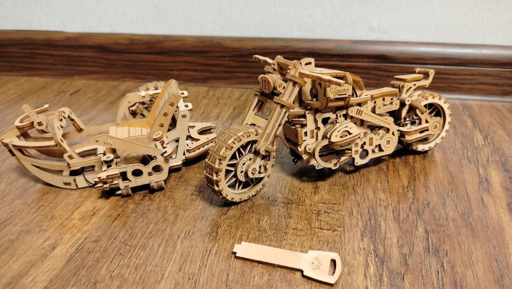 Конструктор Ugears 3d дерев'яний Мотоцикл