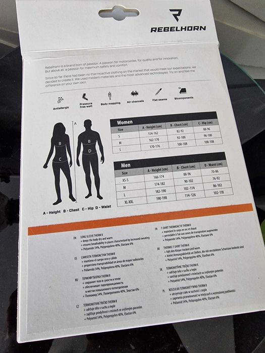 Damska koszulka termoaktywna z długim rękawem Rebelhorn Therm II Lady