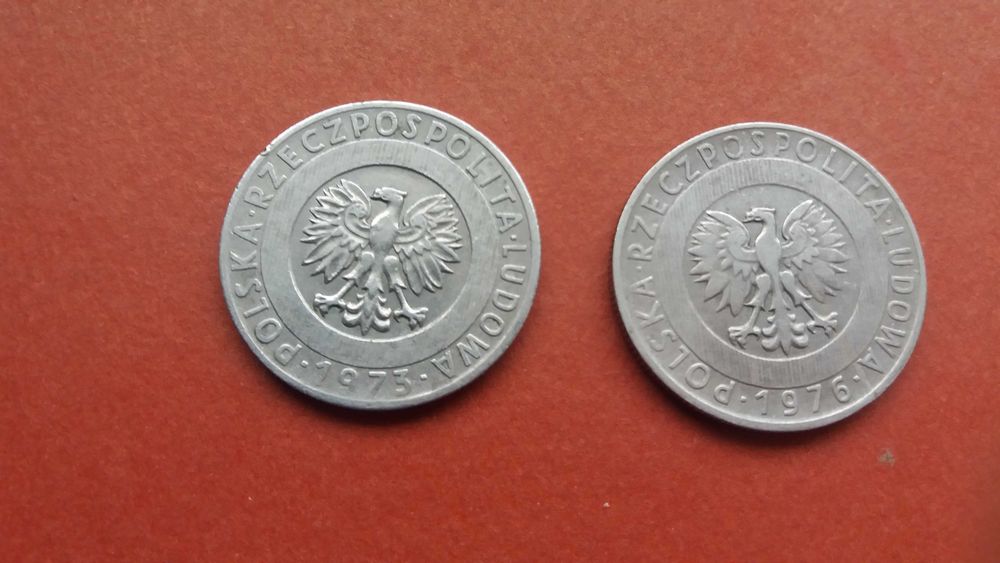 PRL 20 złotych - Kłosy, wieżowiec 1973, 1976