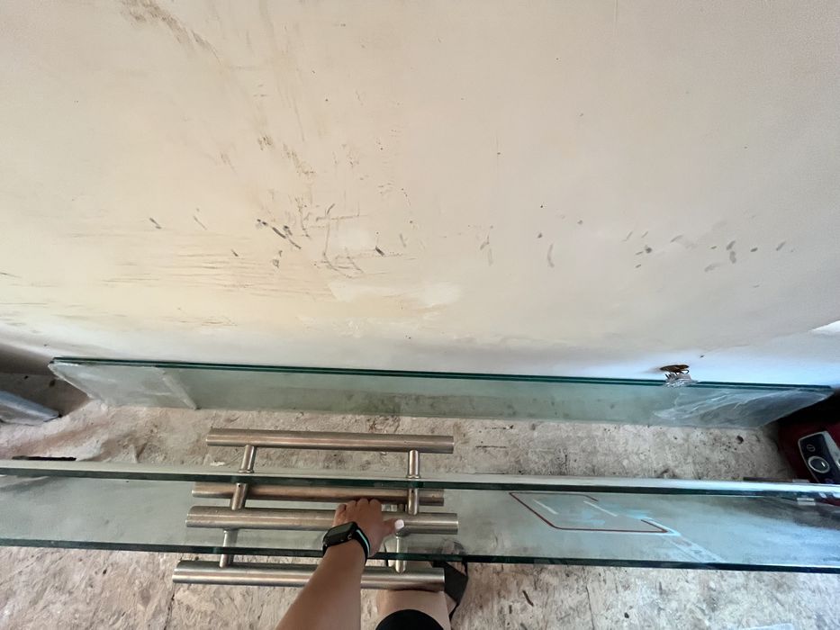 Скляні маятникові двері