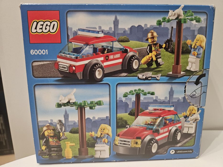 Lego city 60001 samochód komendanta straży pożarnej