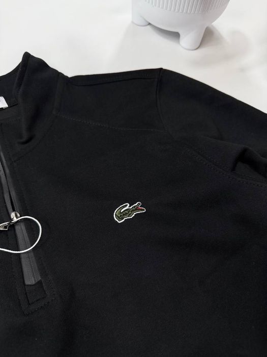 Кофта Lacoste чорна, універсальна та комфортна, розміри S–XL