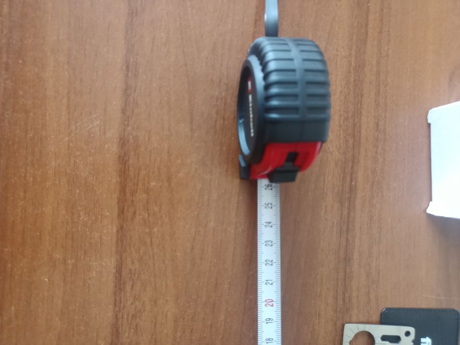 Zestaw majsterkowicza: Miarka zwijana Einhell 3m + Multitool / Karta Fischer