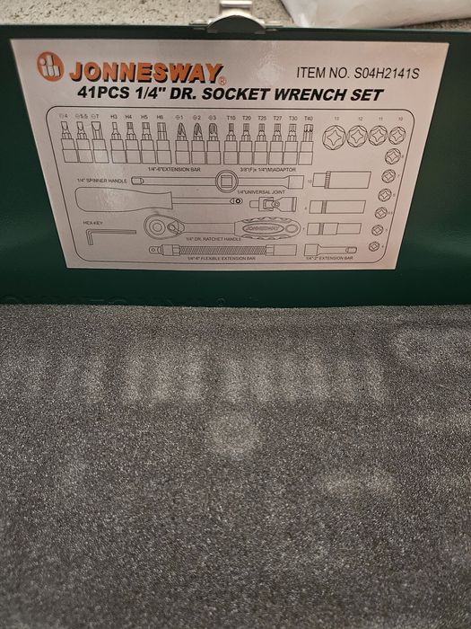 Caixa de ferramenta 1/4 Jonnesway