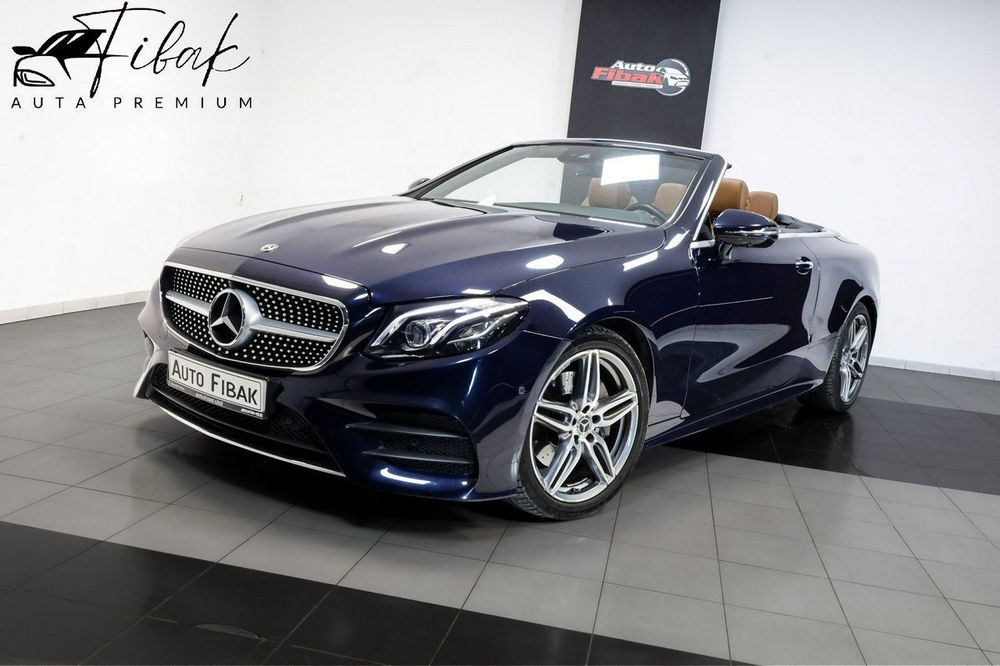 Mercedes-Benz Klasa E E220d*Cabrio*Niski przebieg*AMG Line*Multibeam Led*Virtual