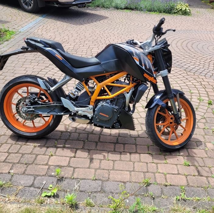 KTM Duke 390/125 na A1/B zarejestrowany jako 125