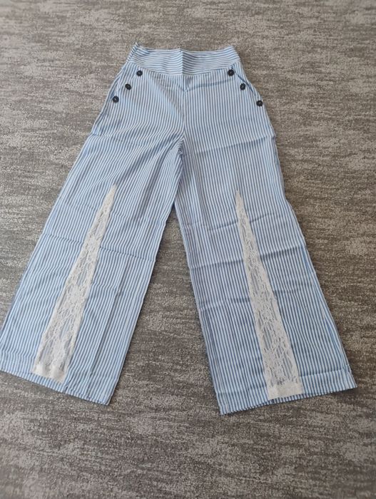 Nowe szerokie spodnie damskie S