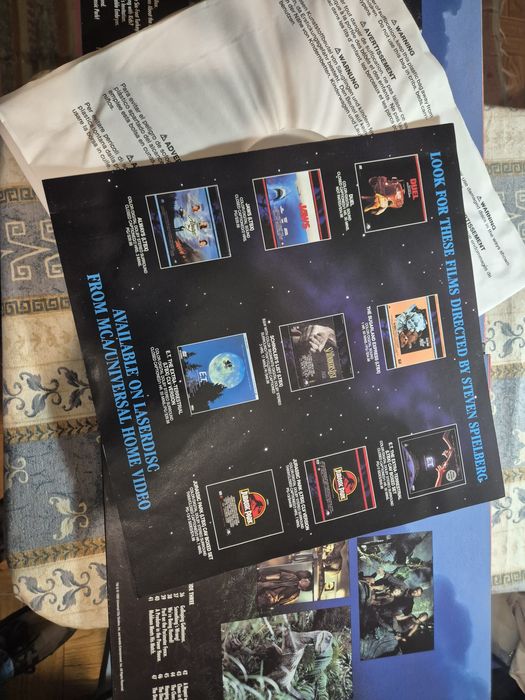 Vendo filme em laser disc jurassic Park