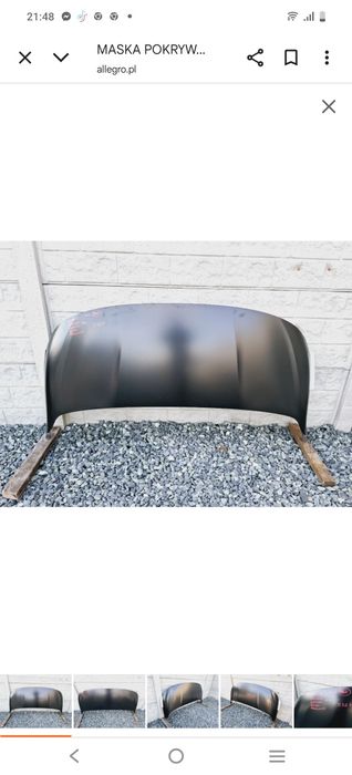 berlingo partner IV proace city rifter combo E maska pokrywa silnika