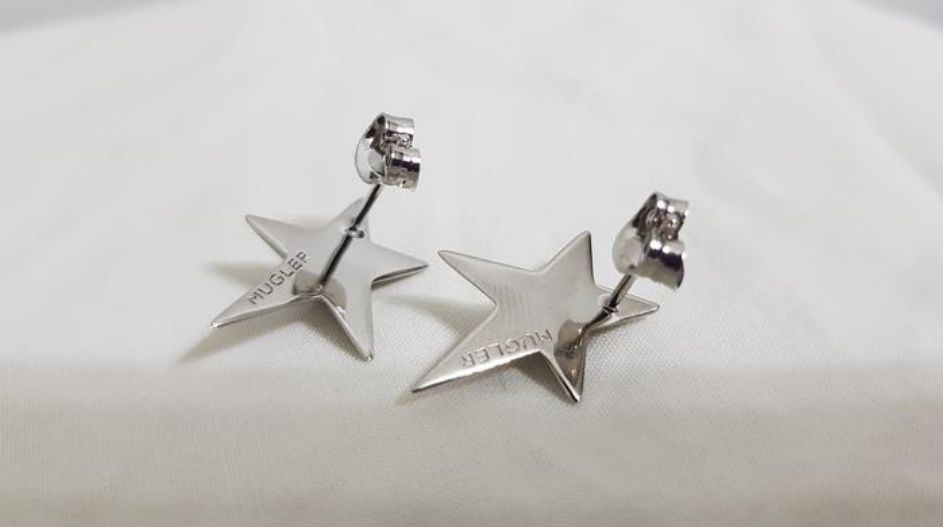 Оригінальні сережки Mugler,пусети,