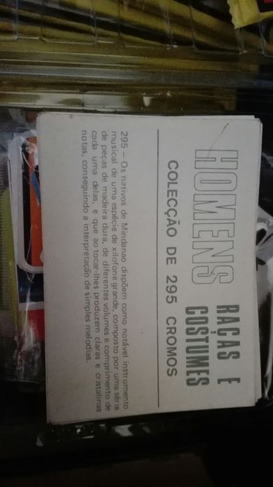 Cromos/calendários antigos