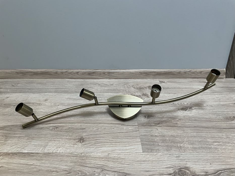 Lampa sufitowa złota