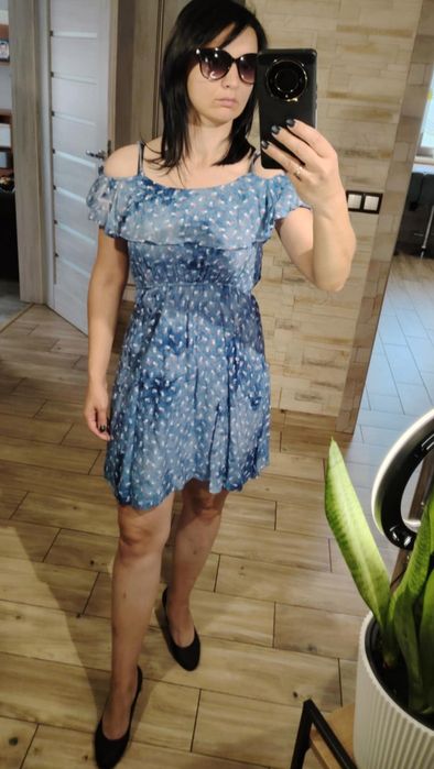 Lekka zwiewna sukienka na lato r ML