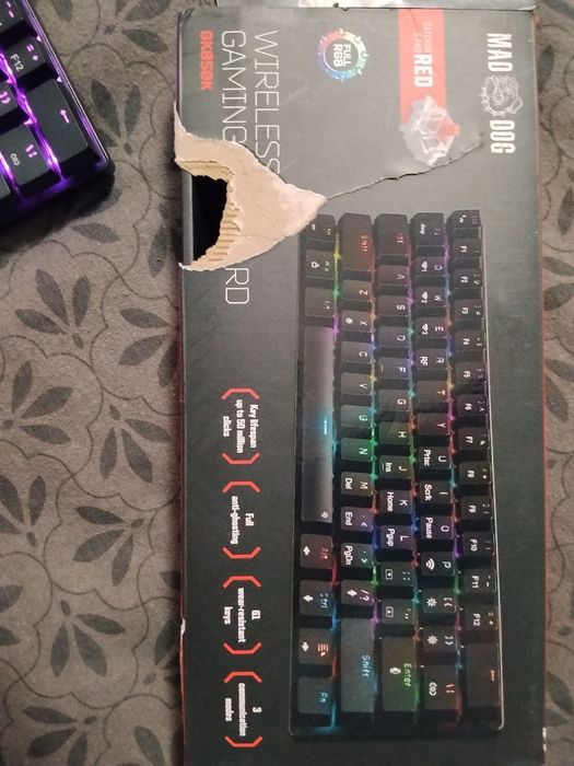 Klawiatura gamingowa mad dog GK850