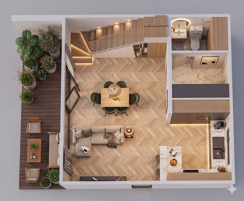 Energooszczędny dom blisko lasu i miasta |działka 500 m² | niskie rachunki |  77,27m2, | 499 tys!