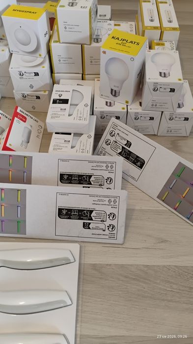 Przełączniki Wtyczki Żarówki IKEA Zestaw Mega