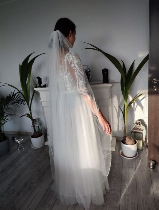 Zaproponuj cene SUKNIA ŚLUBNA + Gratis welon 160cm