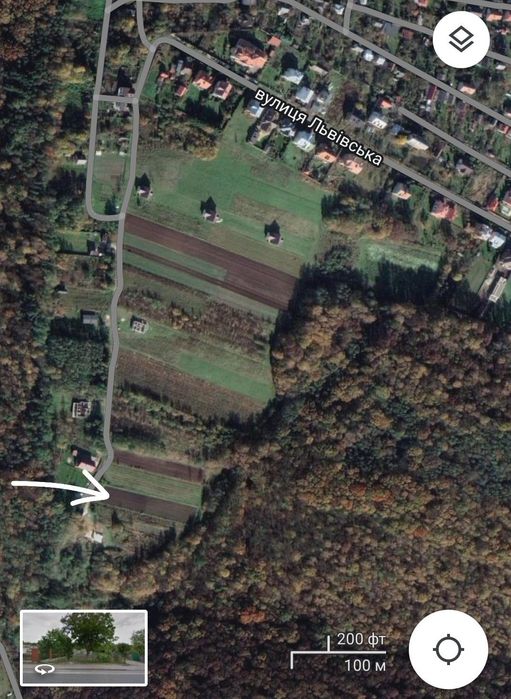 Продаж земельної ділянки під будівництво у с.Липники