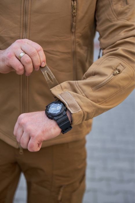 Куртка демісезонна Койот Soft Shell Shadow тактична водонепроникна
