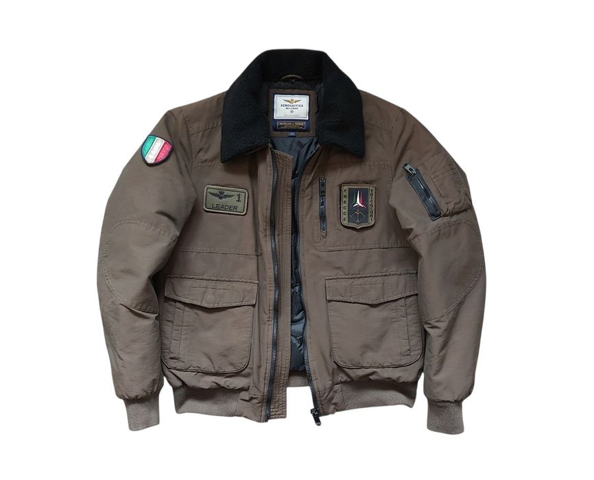 Aeronautica militare nowa kurtka pilotka męska ocieplana r. 50/L