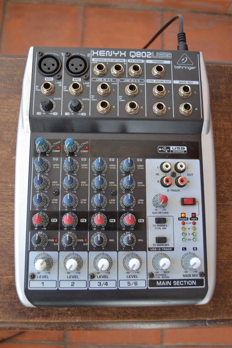 Mesa de Mistura 6 Canais c/USB