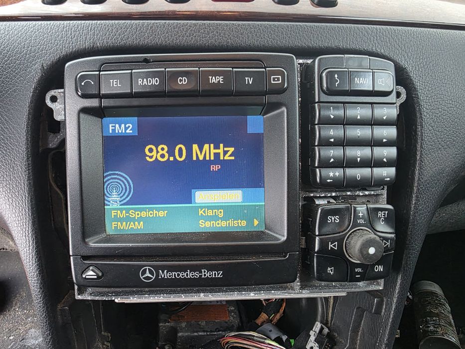 Radio Mercedes W220 Przedlift Navi