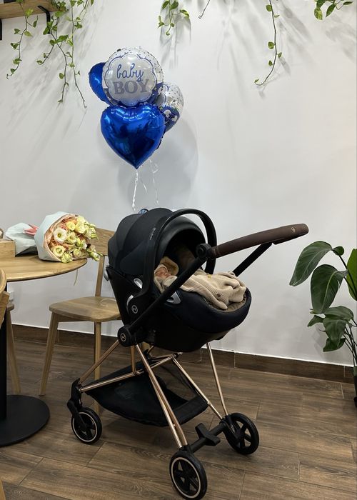 Автолюлька cybex aton b i-size з базою isofix