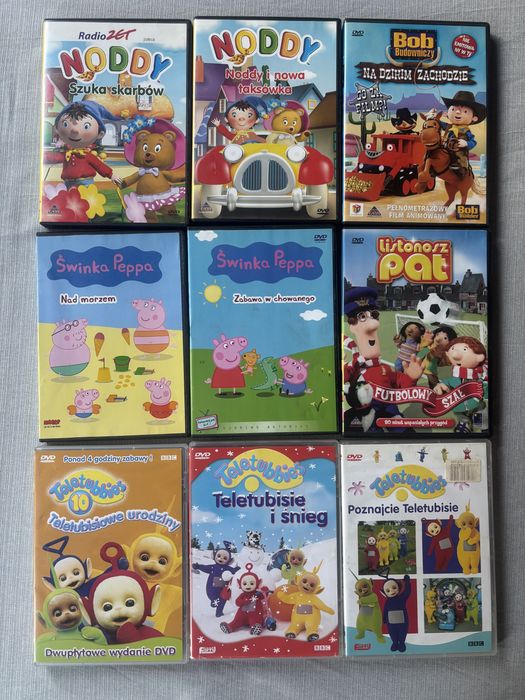 Płyty DVD z bajkami i filmami dla dzieci