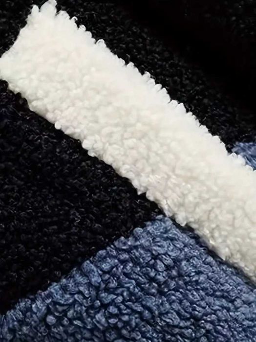 Casaco Fleece Xadrez para Homens