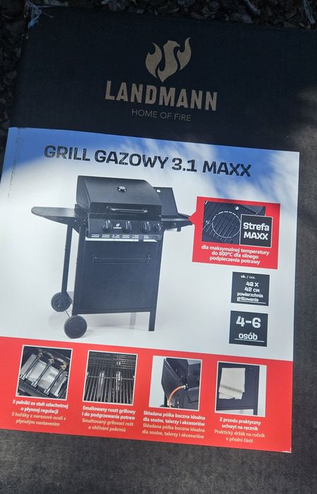 Grill gazowy LANDMAN 3. 1 MAXX