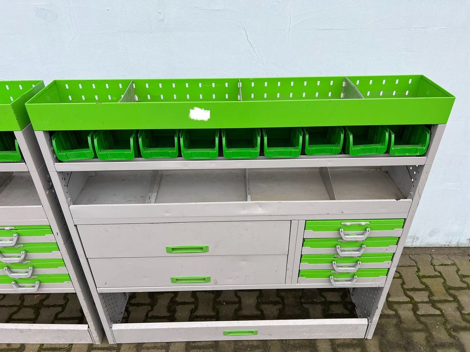 Zabudowa Serwisowa Busa VEHIKIT Regały Walizki Skrzynki Mobilne