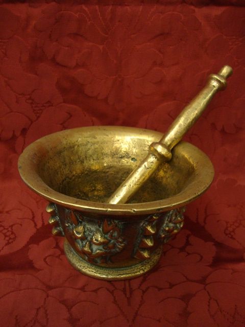 Grande Almofariz antigo em bronze