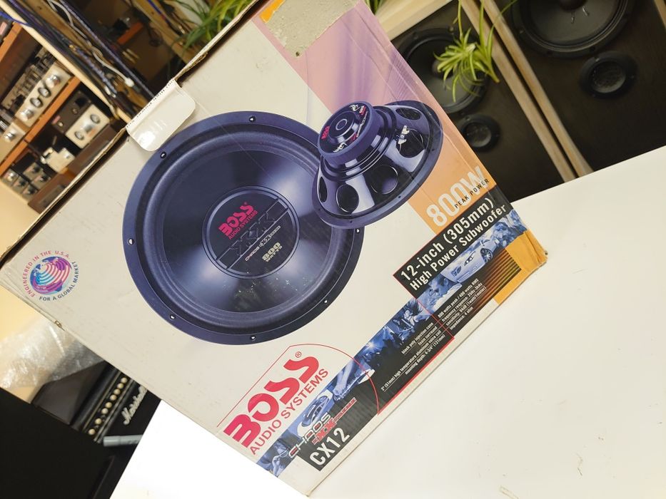 Динамик автомобильный сабвуферный 12". Boss Chaos CX12
