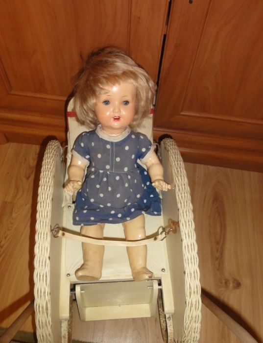 Wózek dla lalki #antyk #kolekcjonerski