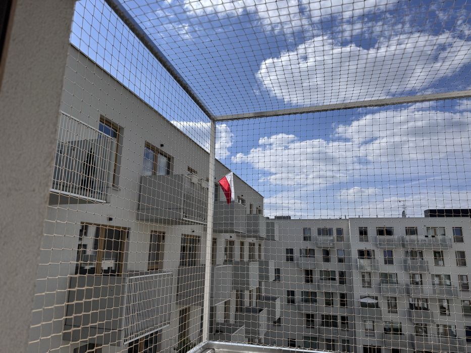 Siatka na balkon/dla kota/przeciwko gołębiom/montaż siatki
